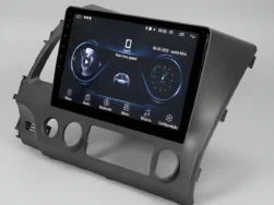 Central Multimídia Honda Civic 2007-2011 Android 13 Tela 10" CarPlay Sem Fio