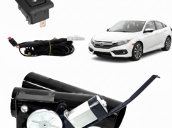 Difusor de Escapamento Esportivo Civic 2 Polegadas - Ronco Esportivo com Botão