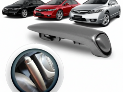 Kit Capa E Botão Alavanca Freio De Mão Civic G8